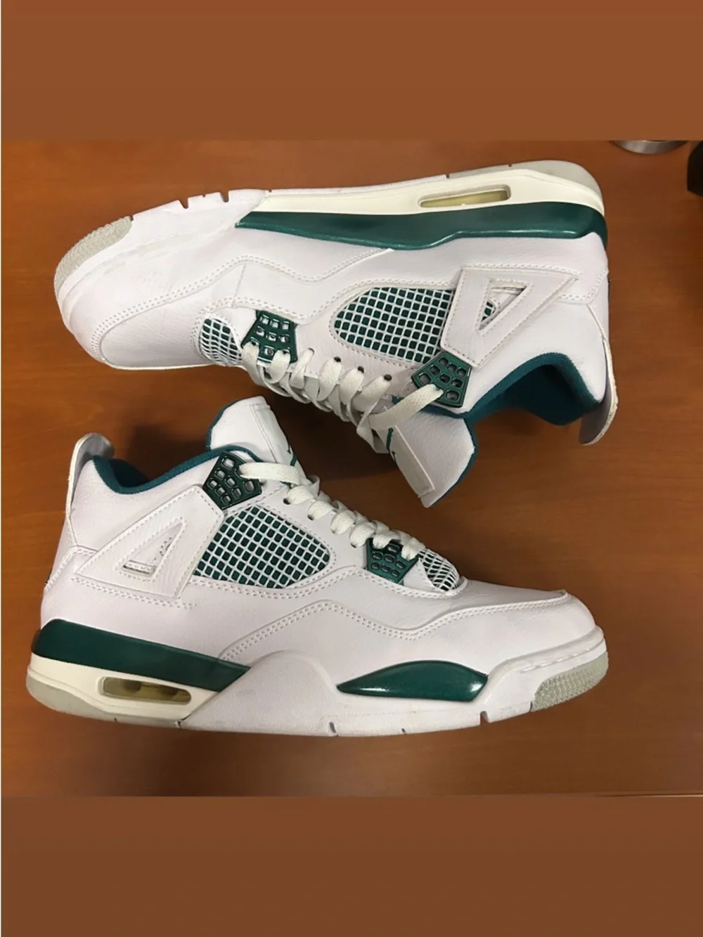Jordan 4 Men’s US 10 Oxadized Green Basketball Sneakers - Classic Retro Style - Picture 2 of 5